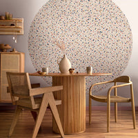 Terrazzo Pink – Circle Standard Wallpaper