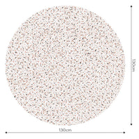 Terrazzo Rust – Tapeta Koło Standard