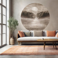 Tramonto – Tapeta Koło Standard