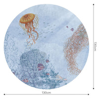 Water Life Saturated – Standard Circle Wallpaper