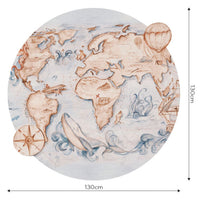 Whale Tale – Tapeta Koło Standard