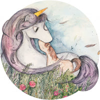 Wild Unicorn I – Circle Standard Wallpaper