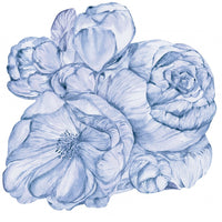 Brassica Blue – Standard Circle Wallpaper