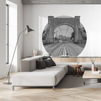 Bridge B&W – Tapeta Koło Standard