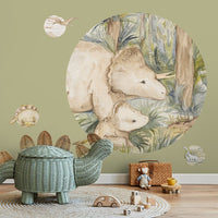 Dino Story 2 – Circle Standard Wallpaper