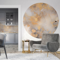 Dolce Vita Grey&Gold – Circle Standard Wallpaper