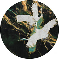 Emerald Tsuru – Circle Standard Wallpaper