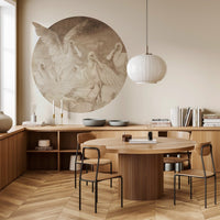 Ajaja Beige – Circle Standard Wallpaper