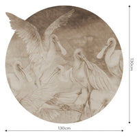 Ajaja Beige – Circle Standard Wallpaper