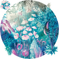 Fairytale Blue – Tapeta Koło Standard
