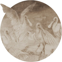 Ajaja Beige – Circle Standard Wallpaper