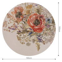 Fiori Due – Standard Circle Wallpaper