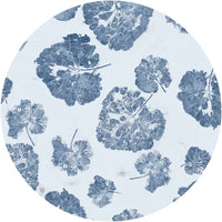 Foglia Navy – Circle Standard Wallpaper