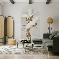 Ivory Tsuru – Standard Bow Wallpaper