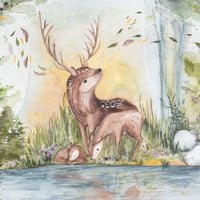 Deer Firends – Arch Wallpaper Standard
