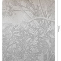 Grey Ombre Flower – Standard Bow Wallpaper