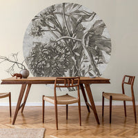 Grey Flower – Circle Standard Wallpaper