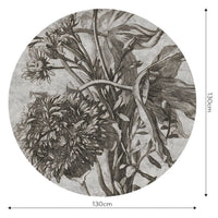 Grey Flower – Circle Standard Wallpaper