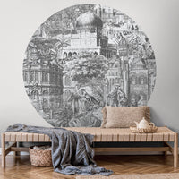Gulliver Grey – Circle Standard Wallpaper