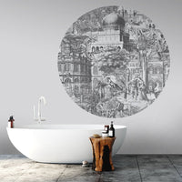 Gulliver Grey – Circle Standard Wallpaper