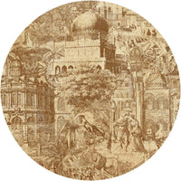 Gulliver Rust – Tapeta Koło Standard