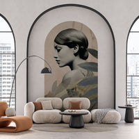 Onna Olive – Standard Bow Wallpaper