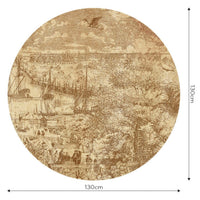 Gulliver Rust II – Standard Circle Wallpaper