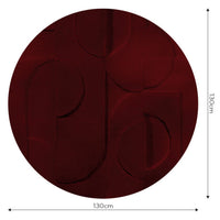 Bene Burgundy – Koło Standard Wallpaper