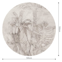 Esotico Beige – Tapeta Koło Standard