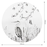 Heron – Standard Circle Wallpaper