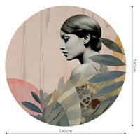 Onna Olive – Standard Circle Wallpaper