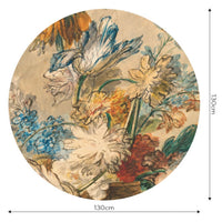Honey Classic Flower – Circle Standard Wallpaper