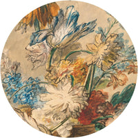 Honey Classic Flower – Circle Standard Wallpaper