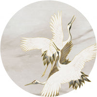 Ivory Tsuru – Tapeta Koło Standard