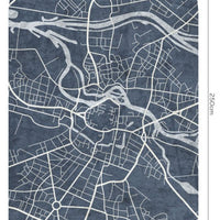 Breslau Blue – Standard Bow Wallpaper