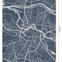 Breslau Blue – Standard Bow Wallpaper