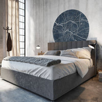 Breslau Blue – Standard Circle Wallpaper