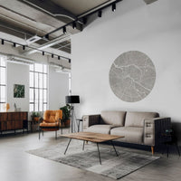 Breslau Grey – Standard Circle Wallpaper
