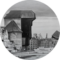 Crane – Standard Circle Wallpaper