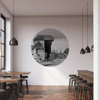 Crane – Standard Circle Wallpaper