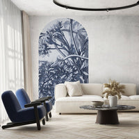 Blue Flower – Standard Bow Wallpaper