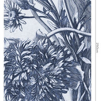 Blue Flower – Standard Bow Wallpaper