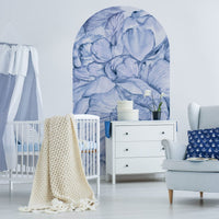 Brassica Blue – Standard Bow Wallpaper