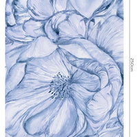 Brassica Blue – Standard Bow Wallpaper