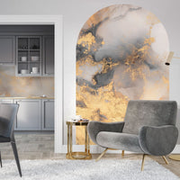 Dolce Vita Grey&Gold – Standard Bow Wallpaper