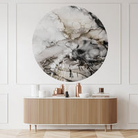 Lago Beige and Grey – Tapeta Koło Standard