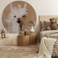 Lama – Tapeta Koło Standard