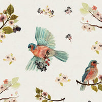 Uccello Cantante Cream – Standard Bow Wallpaper