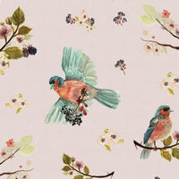 Uccello Cantante Pink – Standard Bow Wallpaper