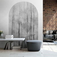 Mori Grey – Standard Bow Wallpaper
